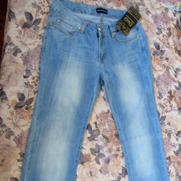Dolce&Gabbana Women`s Blue Jeans Pants Size 32 - Picture 4 of 7